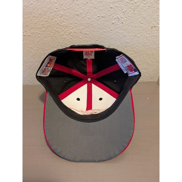 VINTAGE Tampa Bay Buccaneers Hat Cap Strap Back Black Football 90s Proline - Picture 2 of 10